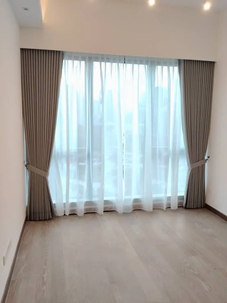 Layered Curtains in Subang Jaya Bedroom