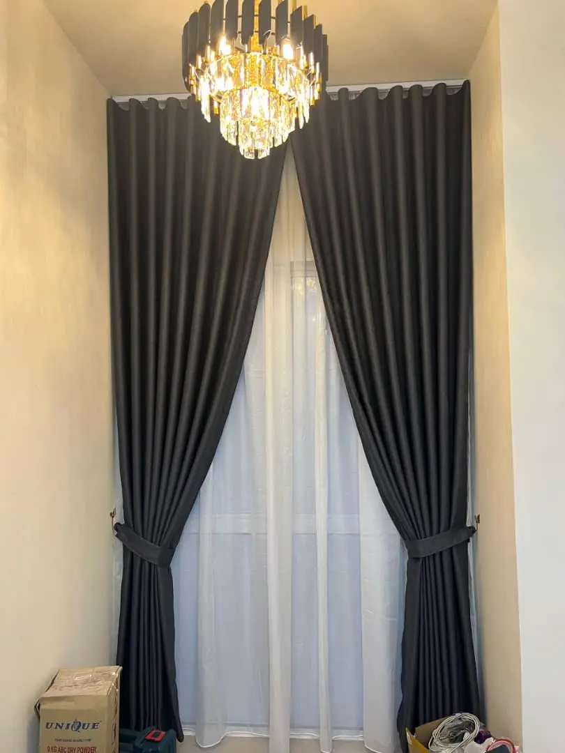 Minimalist Curtains in KLCC Studio