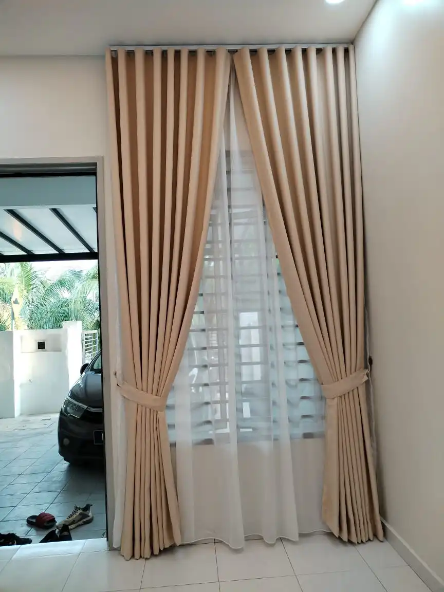 Custom Pelmet & Curtains for Bungalow