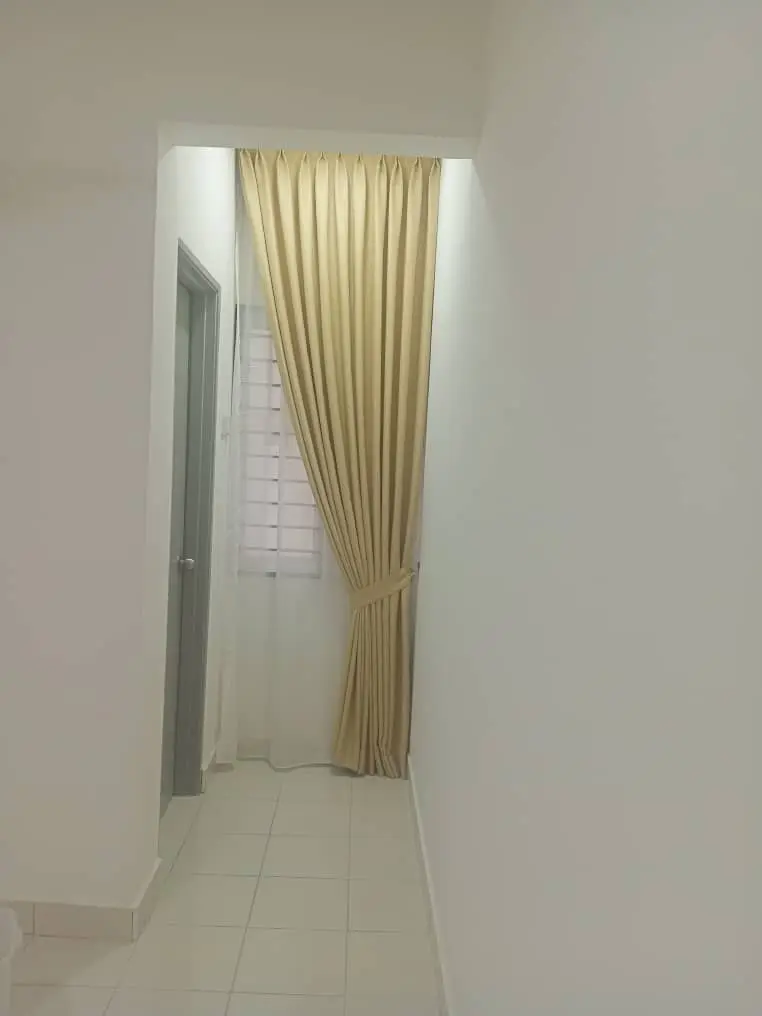 Custom Curtains for Hallway in Landed House