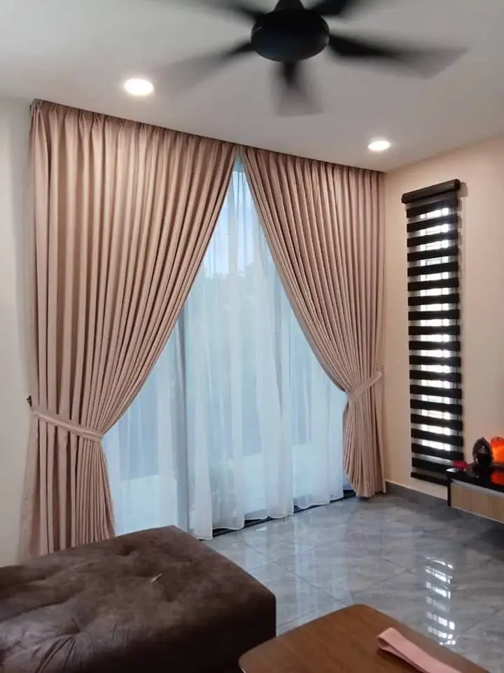 Professional curtain installation